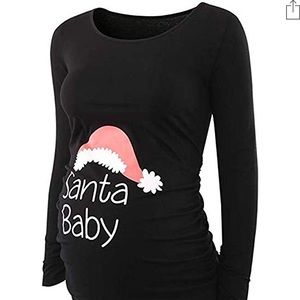🖤Santa Baby Maternity Long Sleeve
